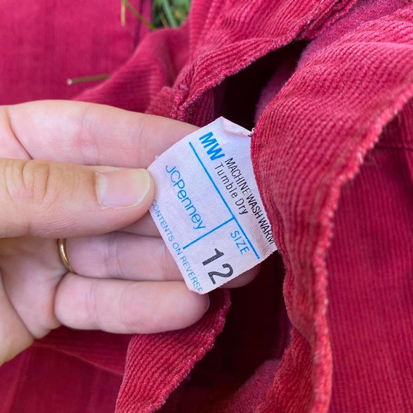 Vintage 70s red corduroy pants - Picture 4 of 4